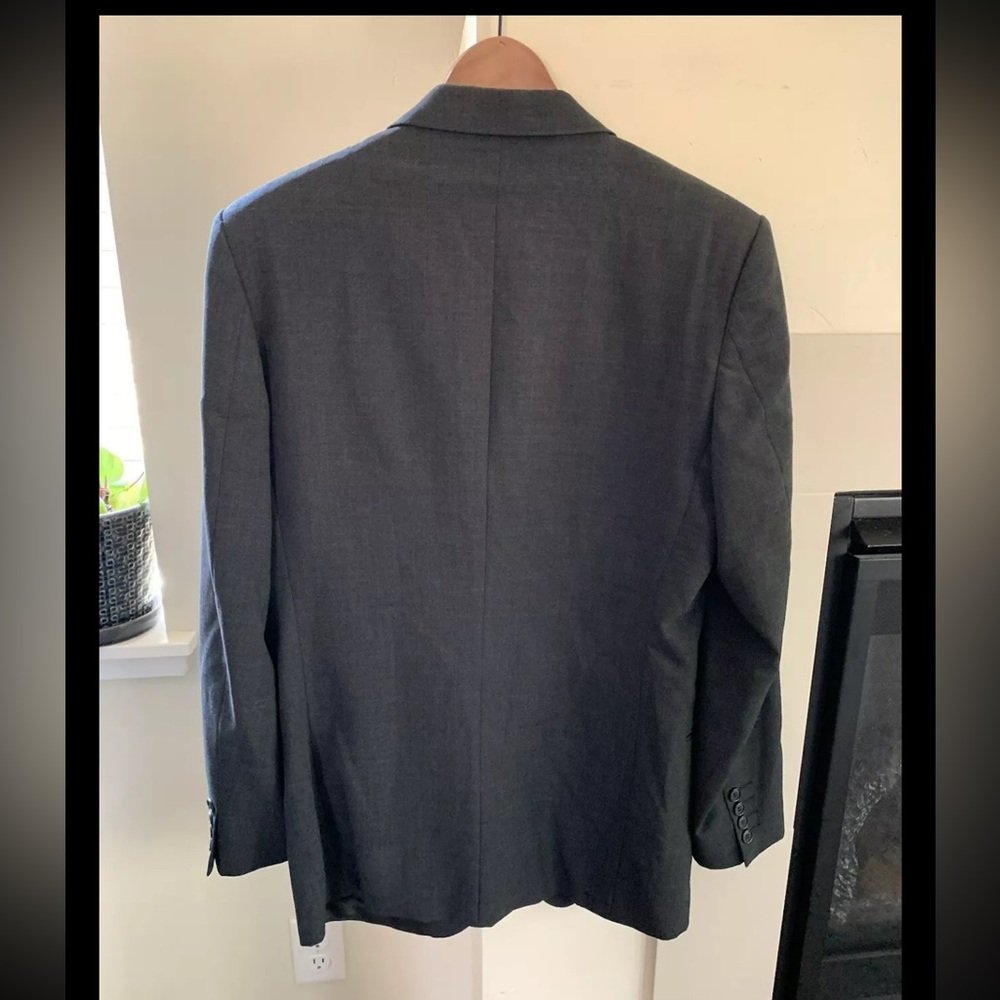 yves saint laurent  YSL  sports coat Suit blazer Mens Size 36R Wool France Gray - Picture 4 of 16